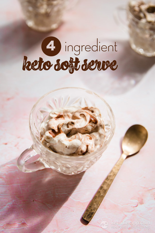 4 Ingredient Keto Soft Serve
