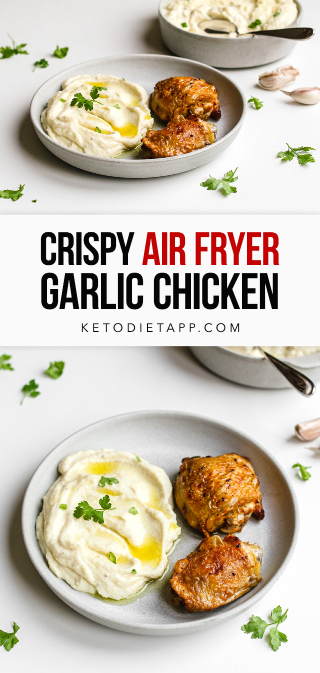 Crispy Air Fryer Garlic Chicken
