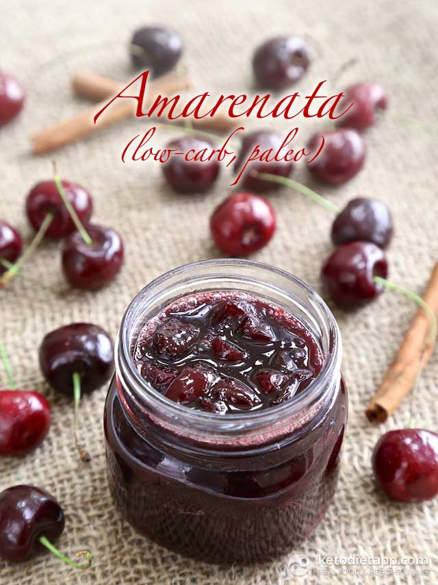 Low-Carb Cherry Amarenata Sauce