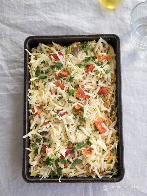 Low-Carb Bacon & Cheese Vegetable Gratin