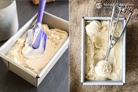 Keto Eggnog Ice-Cream