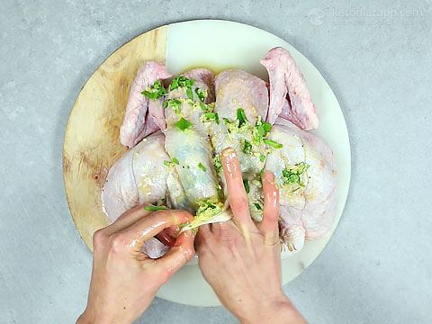 Ginger & Lime Spatchcock Chicken