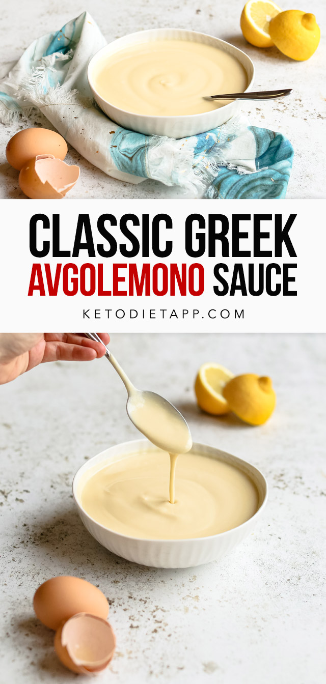 Classic Greek Avgolemono Sauce