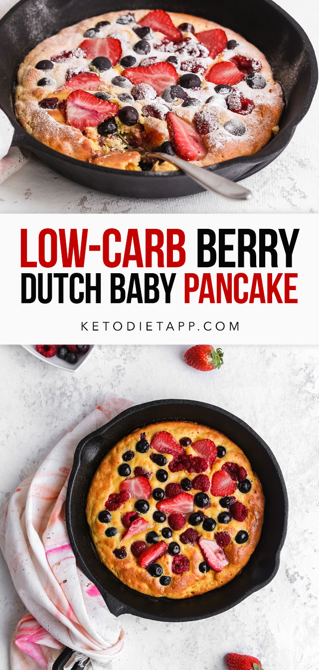 Low-Carb Berry Dutch Baby Pancake