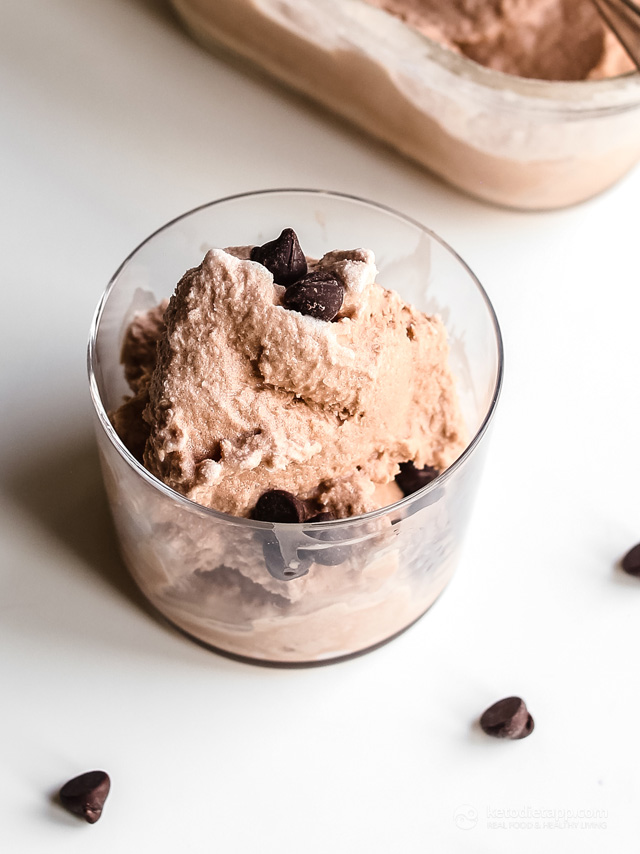 Keto Chocolate Collagen Blender Ice Cream