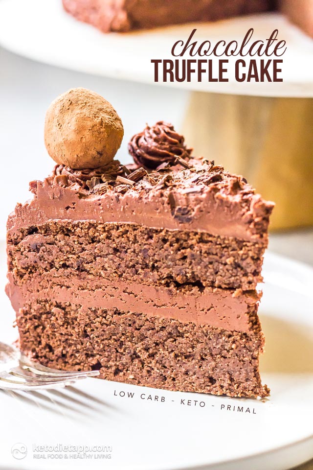 Low-Carb Chocolate Truffle Cake