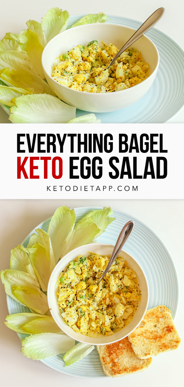 Keto Everything Bagel Creamy Egg Salad