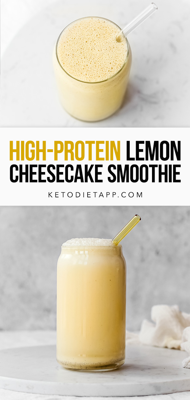 High-Protein Lemon Cheesecake Smoothie