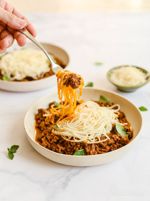 Keto Palmini Spaghetti Bolognese