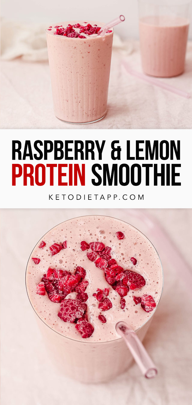 Raspberry & Lemon Protein Smoothie