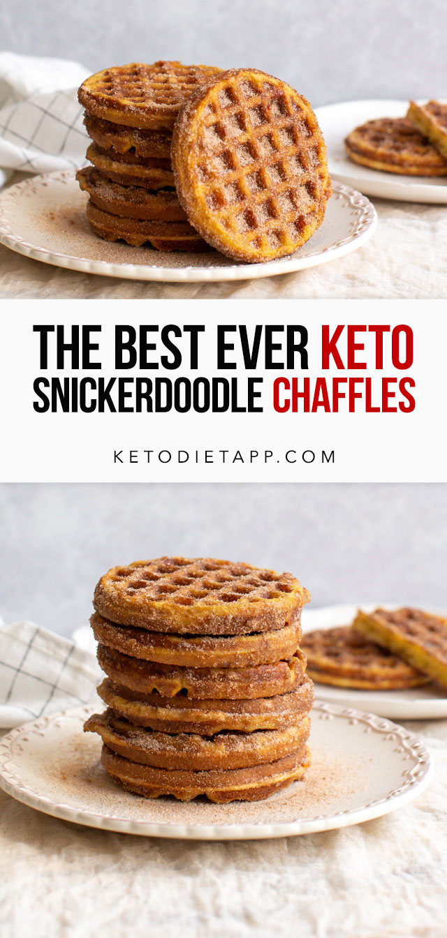 The Best Ever Keto Snickerdoodle Chaffles