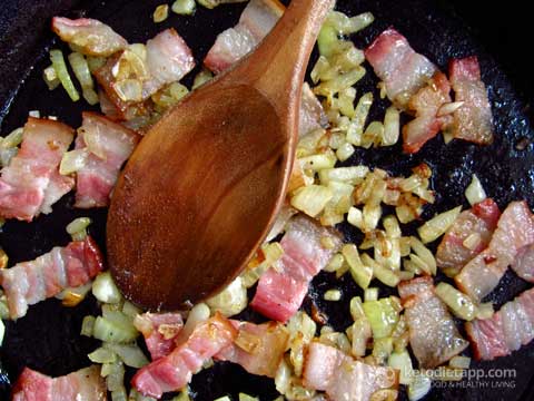 Keto Bacon Zucchini Breakfast Hash