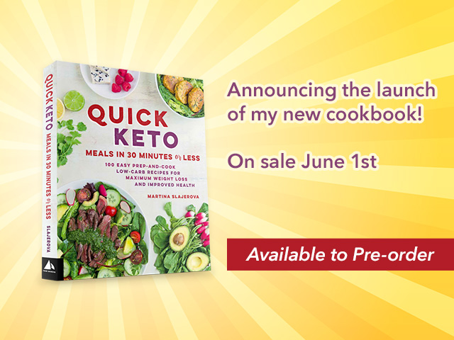 Announcing My Quick Keto Cookbook