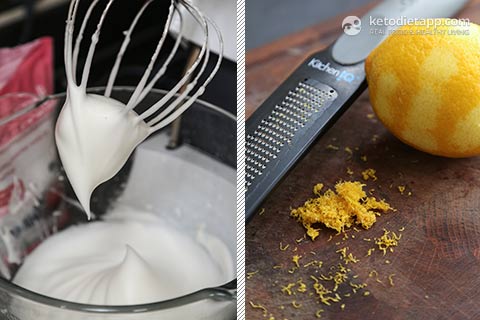 Keto Lemon Soufflé & Berry Pancake