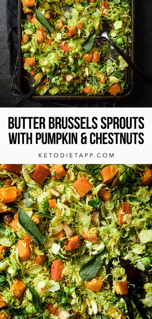 Butter Brussels Sprouts with Pumpkin & Chestnuts