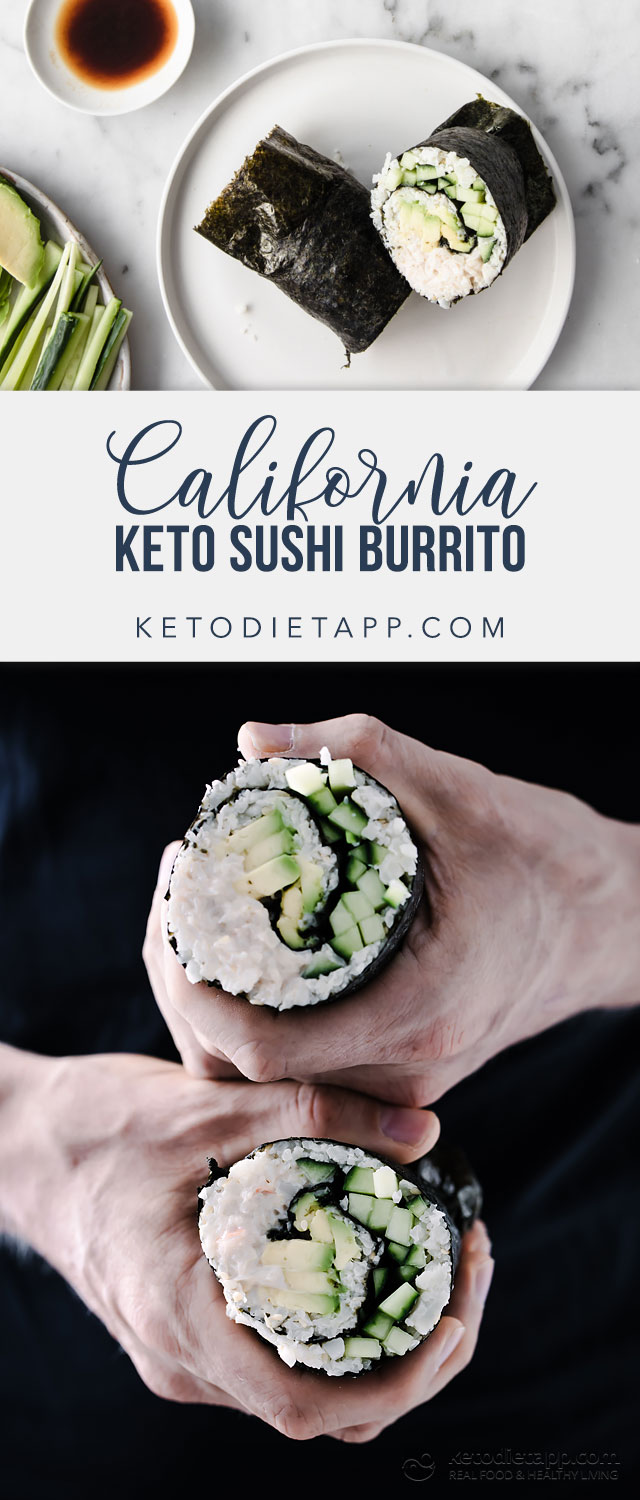 California Keto Sushi Burrito