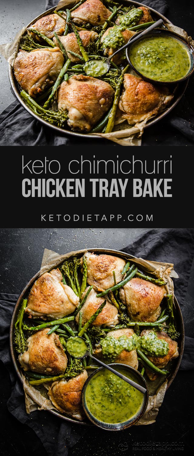 Low-Carb Chimichurri Chicken Tray Bake