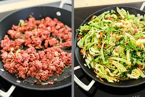 Low-Carb Corned Beef & Egg Hash