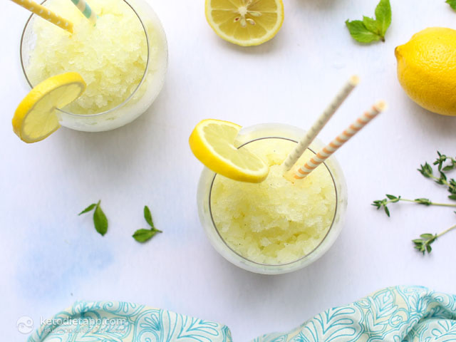 Sugar-Free Lemon Granita