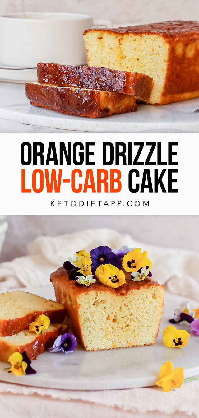 Low-Carb Orange Drizzle Cake