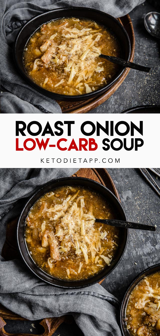 Low-Carb Roast Onion Soup