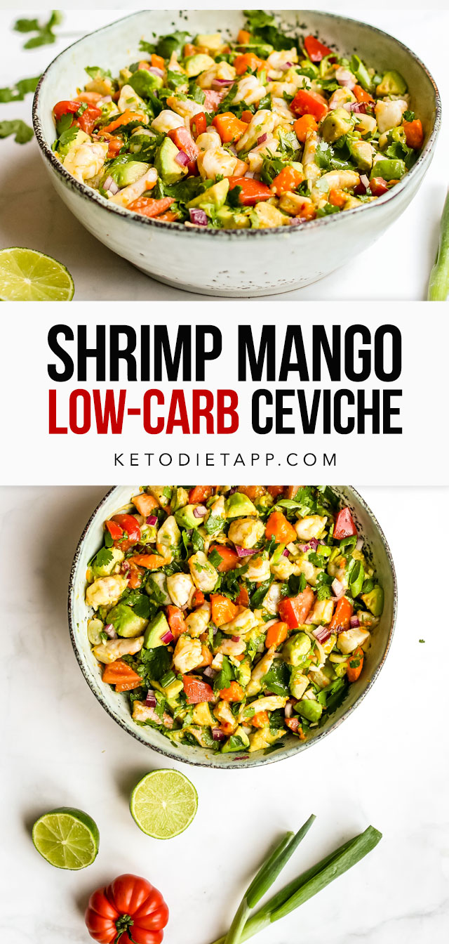 Low-Carb Shrimp and Mango Ceviche