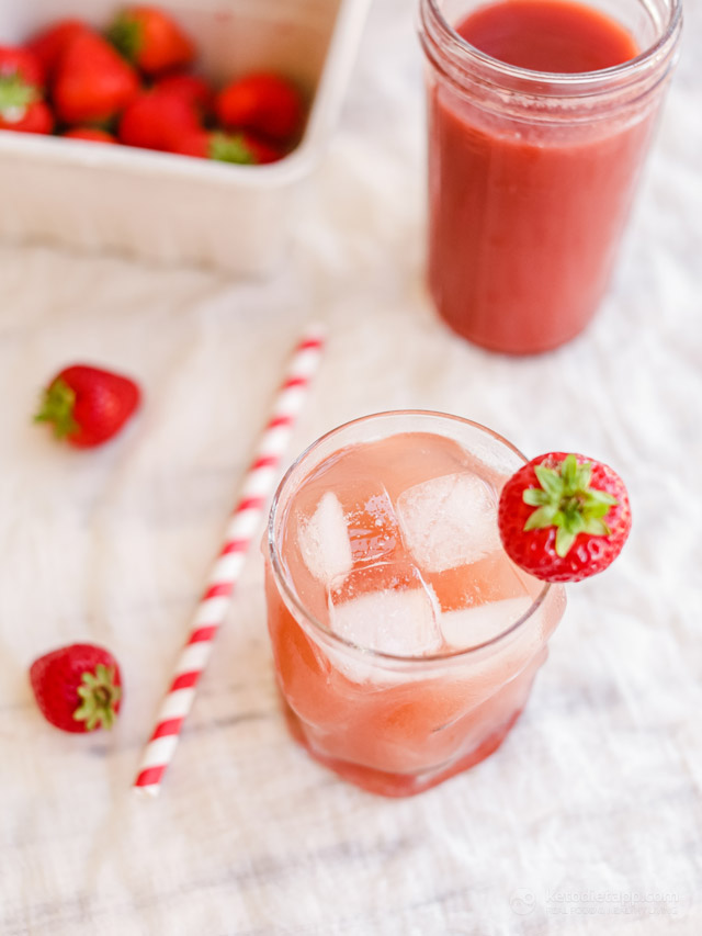 Homemade Sugar-Free Strawberry Syrup