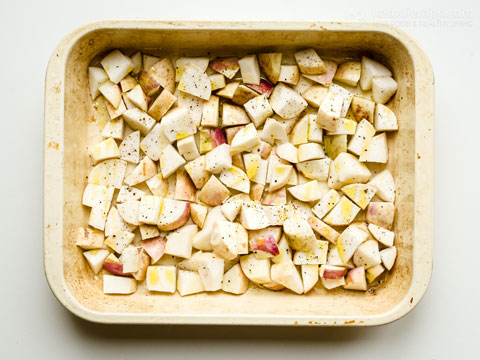 Zingy Low-Carb Warm Potato Salad