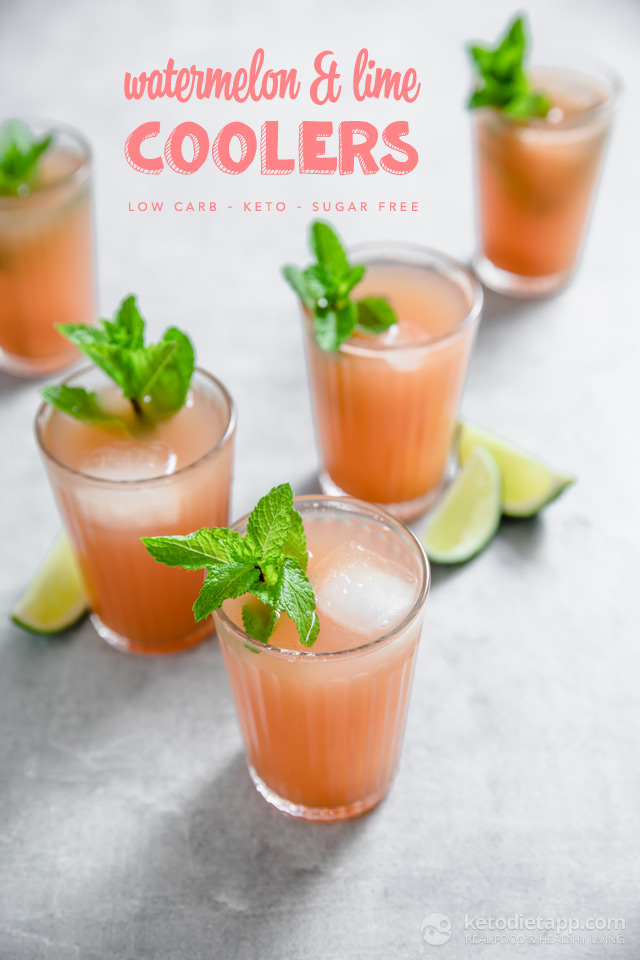 Low-Carb Watermelon & Lime Coolers