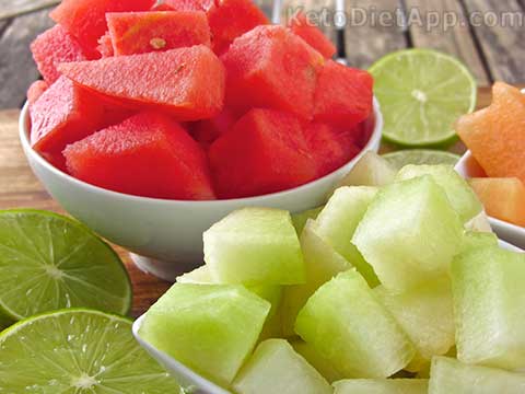 Low-Carb Triple Melon Popsicles