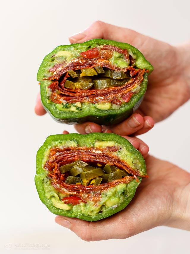 Mexican Bell Pepper Sandwich