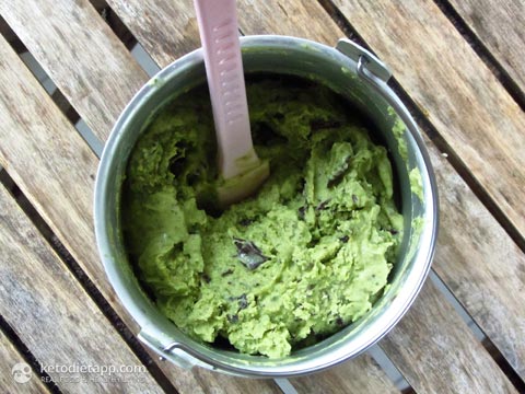 Low-Carb Mint Chocolate Chip Ice-Cream