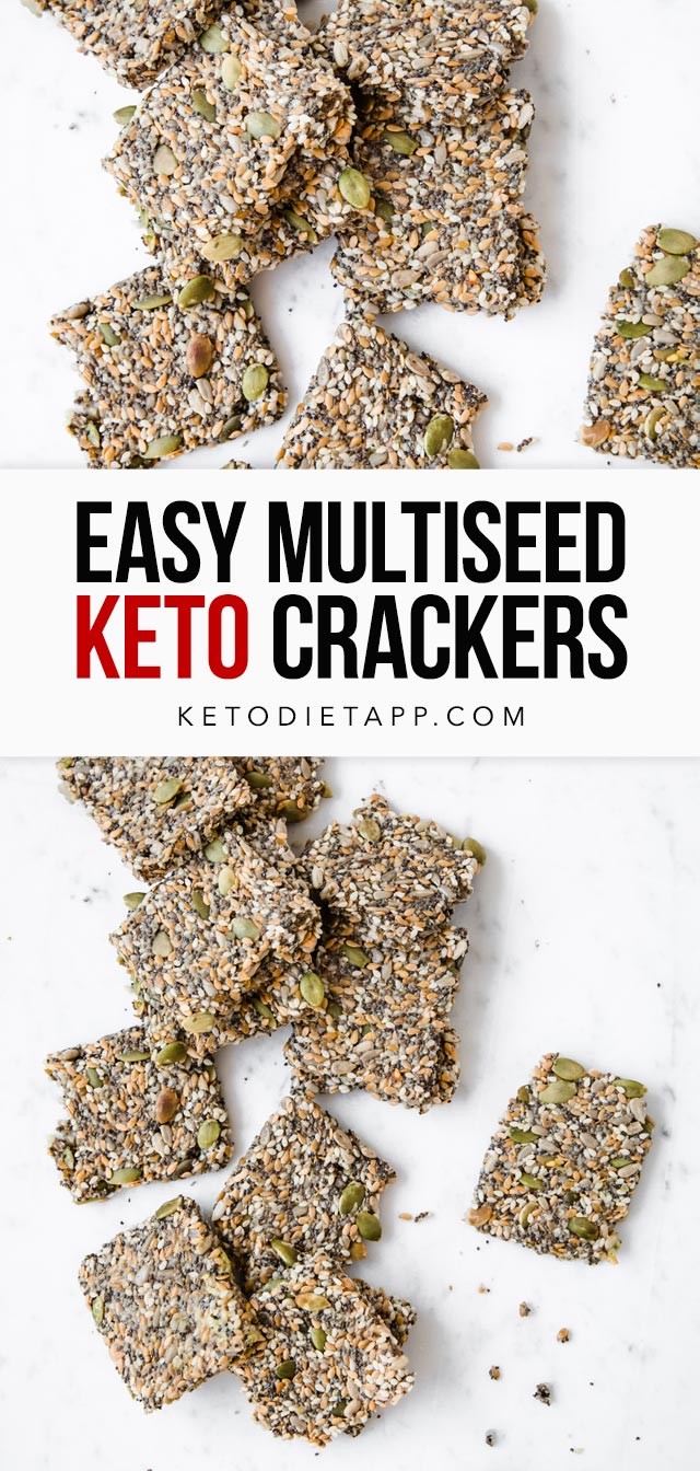 Crispy Multiseed Keto Crackers