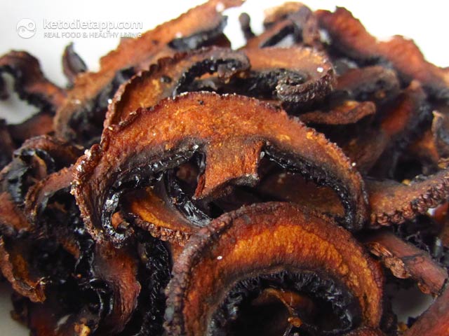 Easy Low-Carb Mushroom Chips