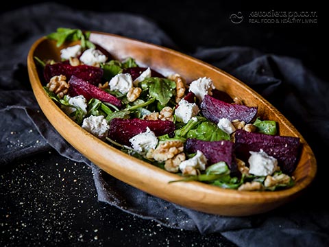 Roasted Beetroot & Goat's Cheese Salad