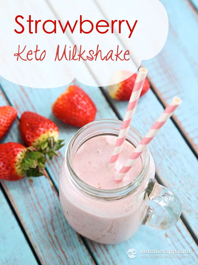 Strawberry Keto Milkshake