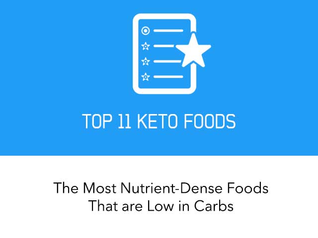 Top 11 Nutrient-Dense Low-Carb and Keto Foods