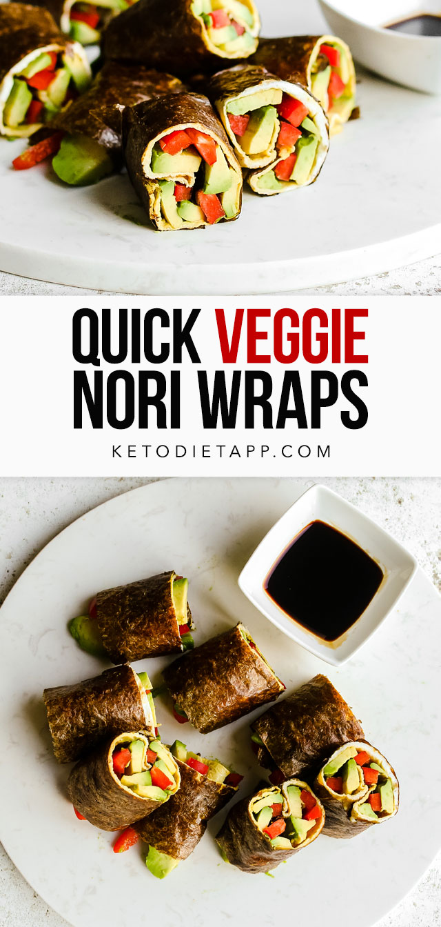 Quick Veggie Nori Wraps