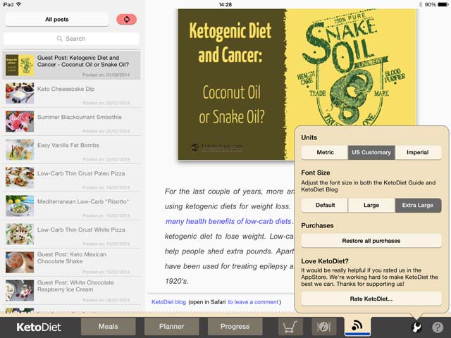 New Update of KetoDiet & KetoDiet Basic Soon on the AppStore!